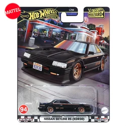 Original Mattel Hot Wheels Premium Car 1:64 Boulevard Nissan Skyline RS (KDR30) Vehicle Toys for Boys Collection Birthday Gift