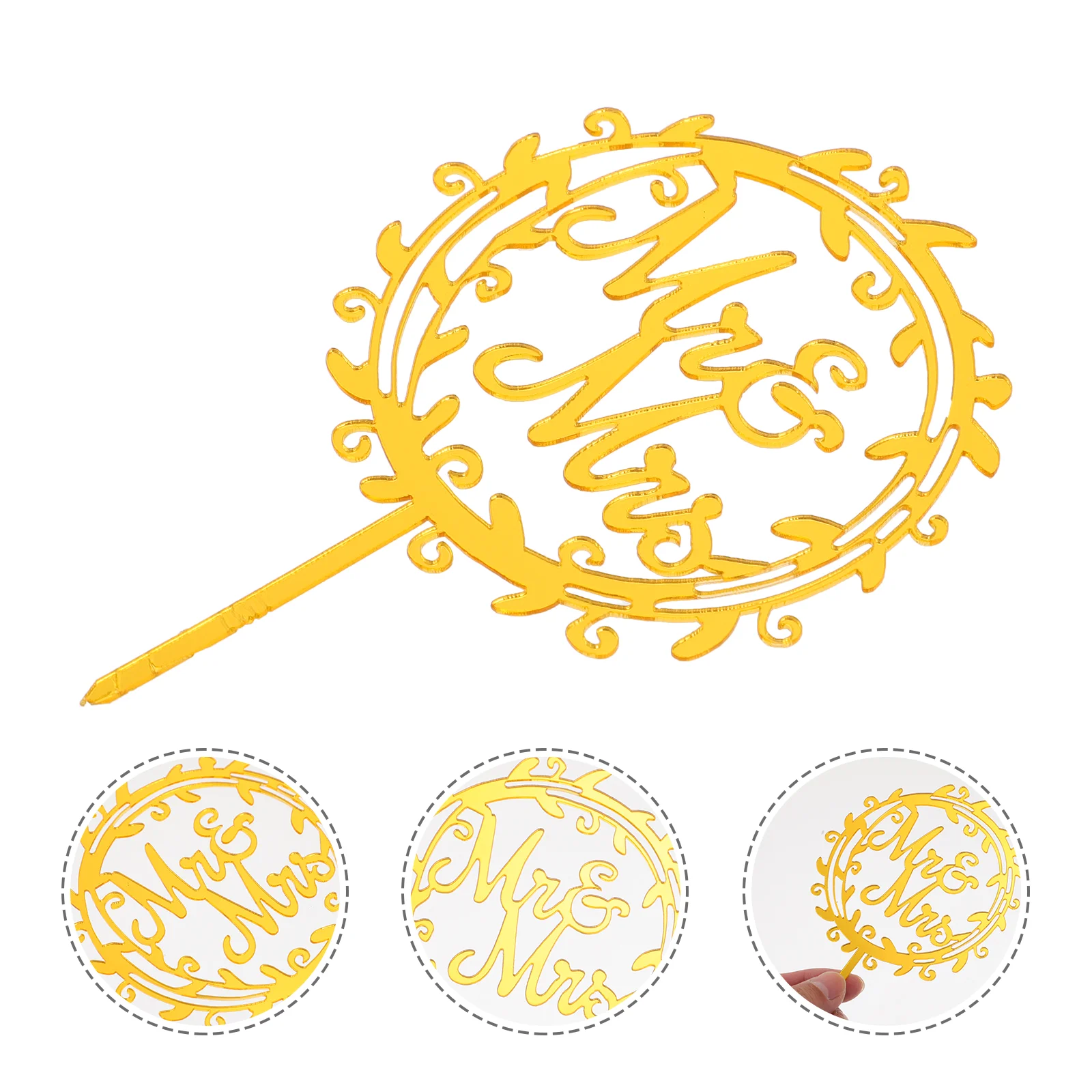 

Wedding Cake Topper Valentine's Day Inserts Wreath Toppers Garland Birthday Acrylic Party