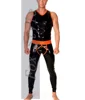 Men's latex legging pants with pocket 1