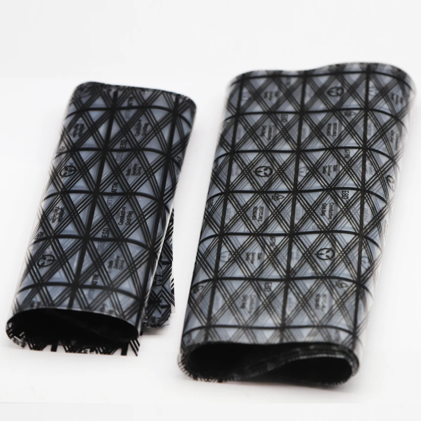 15*25cm 15x25cm 18*26cm 18x26cm 20*30cm 20x30 카드 플라스틱 PE 오픈 탑 ESD 정전기 방지 차폐 네트 그리드 메쉬 파우치 보관 가방