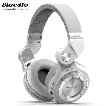 Bluedio T2 Plus Wireless & Wired Headphones – Foldable Bluetooth Headset with FM Radio, 32GB TF Card Support & 3.5mm Audio Jack for Travel, Work & Music 1