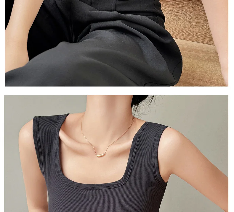 Lässig gestrickte einteilige Pyjamas Frauen schlanke Boden Hemd Brust polster Nachtwäsche T-Shirt BH Unterwäsche Schlaf oberteile weibliche Weste – Detail 15