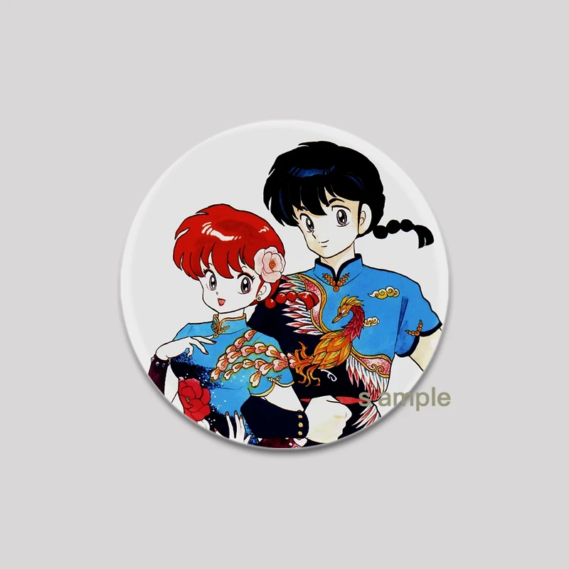 Pin’s Random Ranma 1/2 – Hundred Faces Can Badge – Boîte Aveugle Japon – Neuf