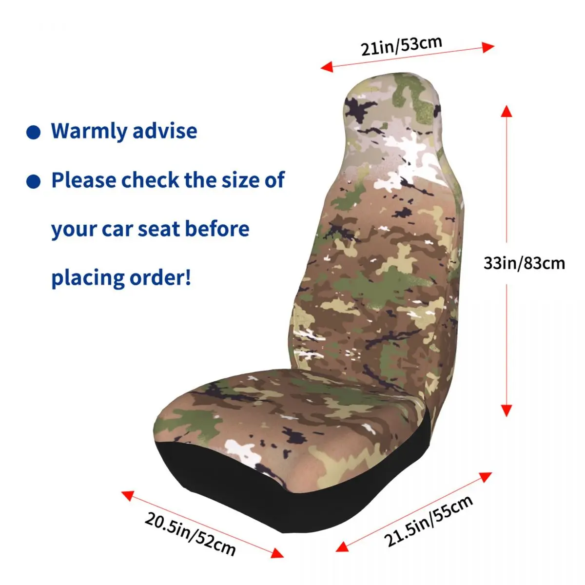 OCP Armee Camouflage Universal Auto Sitz Abdeckung Protector Innen Zubehör  Alle Arten Modelle Camo Auto Sitz Matte Stoff Jagd