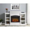69 Inch Electric Fireplace with Fireplace Frame, Fireplace Plug-in Remote Control, Timer, Realistic Wood and Flame Effects 6