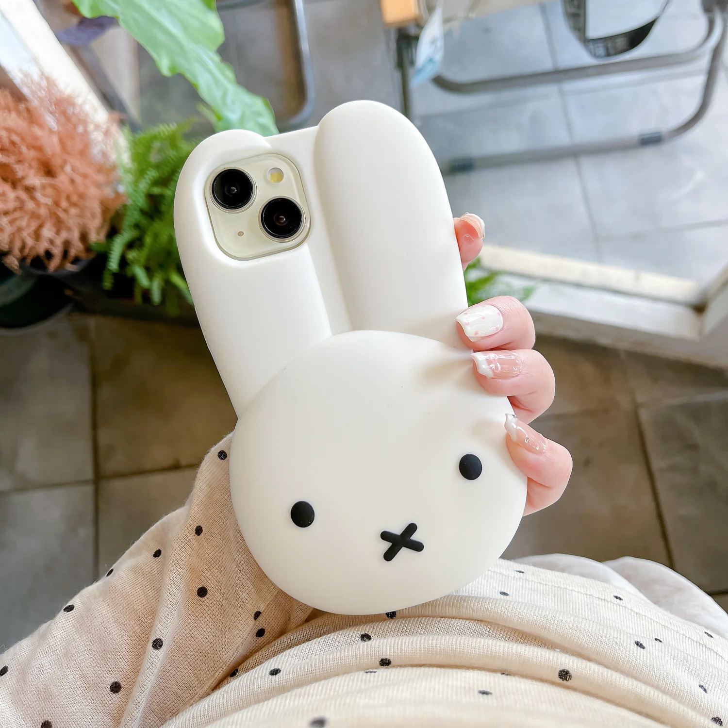 Cute Miffy Silicone Phone Case - Kawaii Anti-Drop All Wrap Soft Cover Gift