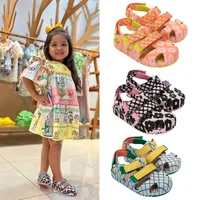 Mini Melissa New Arrival 2024 Mini Children Summer Sandals Hot Sale Kids Beach Shoes Big Girl and Boy Fashion Jelly Shoes 1