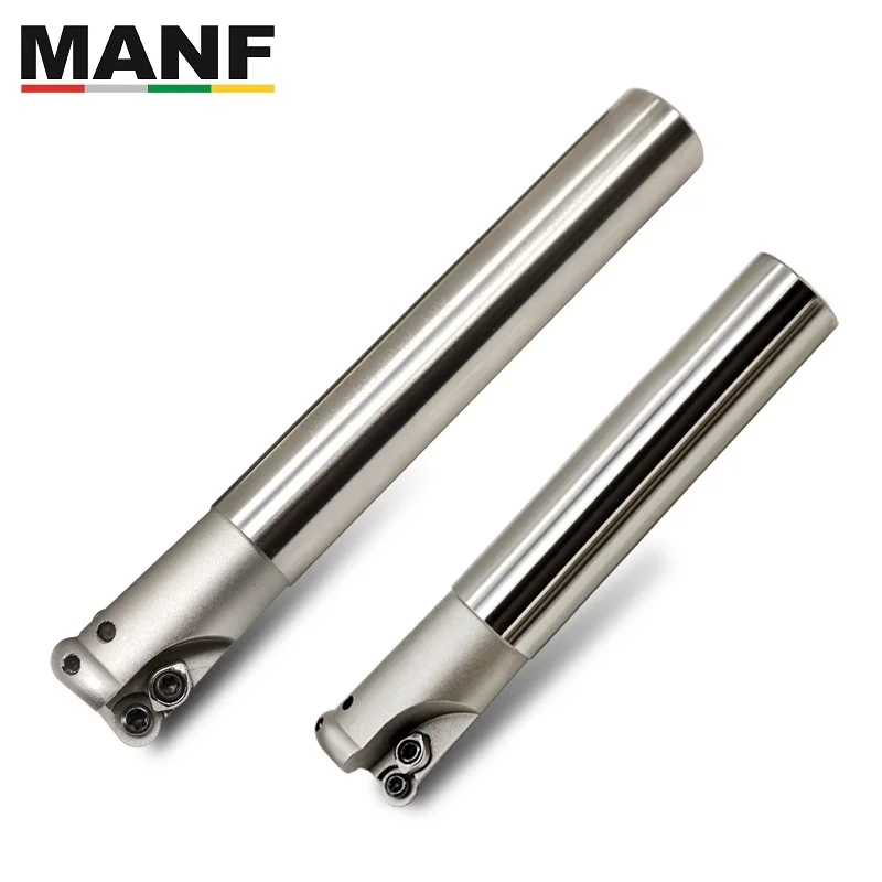 

MANF EMR-5R25-200-C25 RPMW1003 Carbide Inserts Clamped Alloy End Mill Arbor Milling Cutting Machining Round Nose Milling Cutter