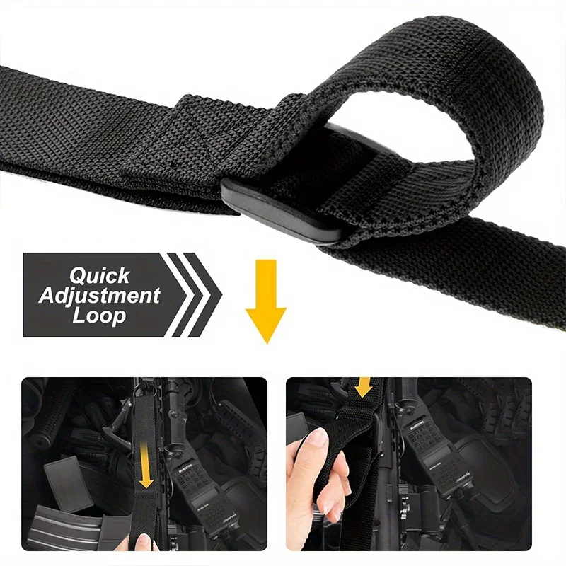 2 Point Sling Quick Adjust with Sling Swivels 2 PCS MountStraps with Fast Adjust Thumb Loop