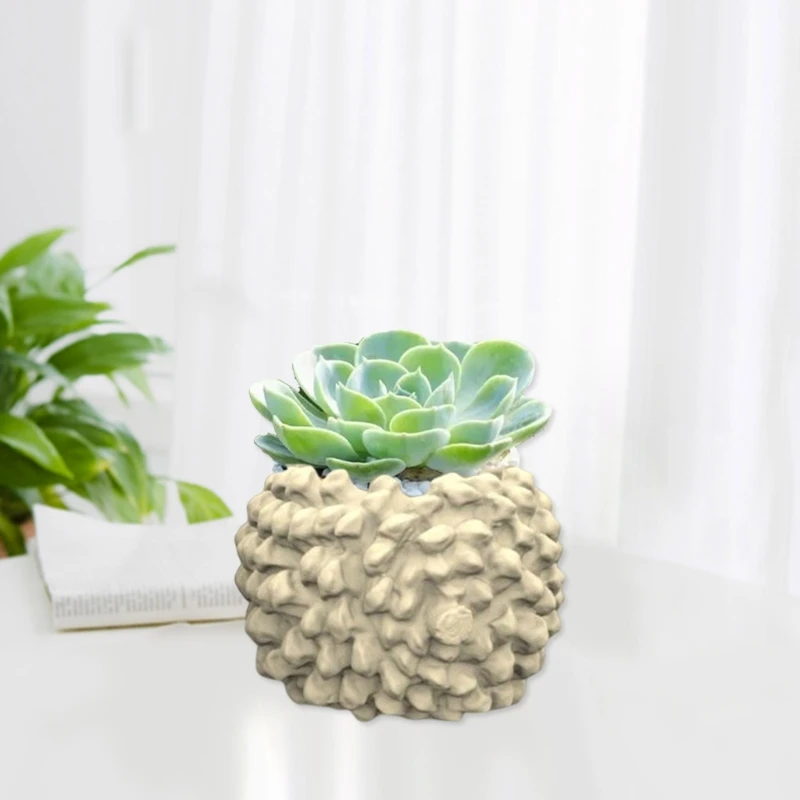 Flower Pot Silicone Mold Succulent Planter Concrete Mold Cone Concrete Cement Mold for DIY Pen Holder,Home Decorations