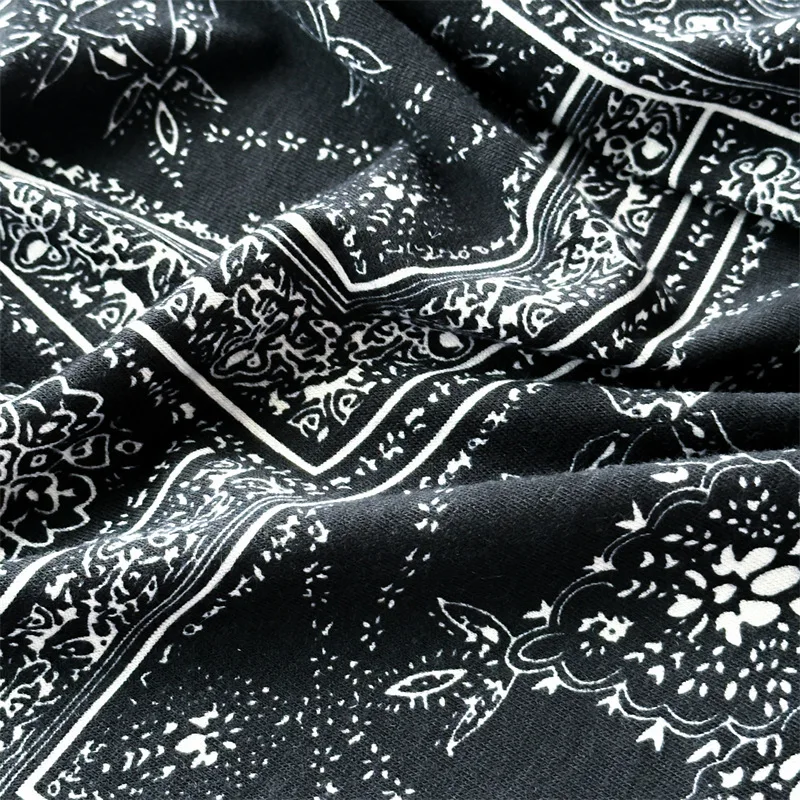 Böhmen Druck Haar Schal Dreieck Bananen Neue Vintage Weiche Elastische Haarband Headwrap Für Frauen Haar Zubehör Mädchen Stirnband – Detail 18