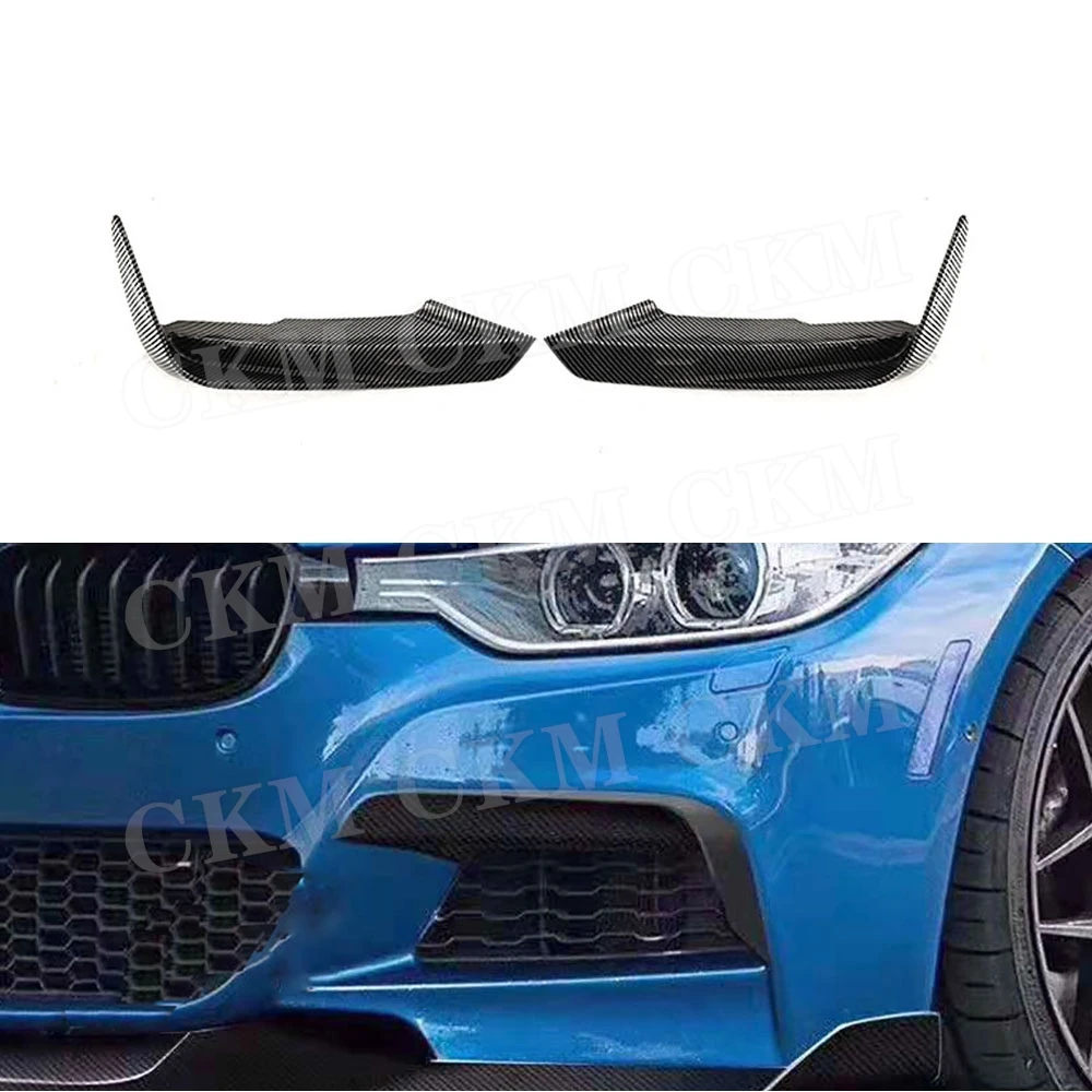 

for BMW 3 Series F30 F35 M Sport 2012-2019 Fog Light Eyelids Splitters Lip Flaps Car Foglamp Corner Splitters Trim Body Kits