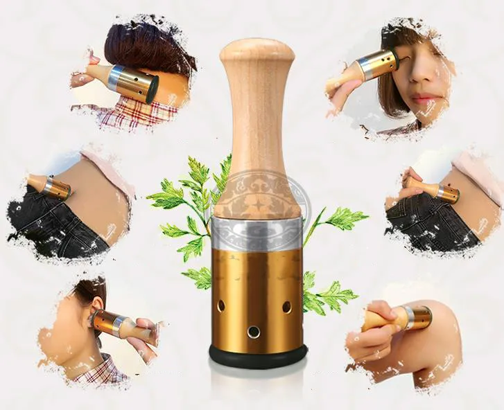 Stone needle moxibustion rods face moxibustion moxa household type multifunctional body massager fumigation