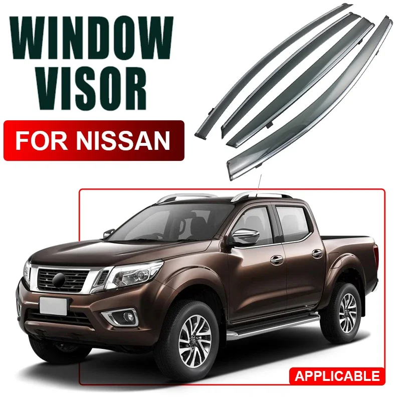 

Козырек на окно автомобиля для NISSAN Altima, ARIYA FRONTIER KICKS, SENTRA, MURANO, NAVARA, NP300 FRONTIER, NOTE, патруль Y62 QASHQAI VERSAX-TRAIL