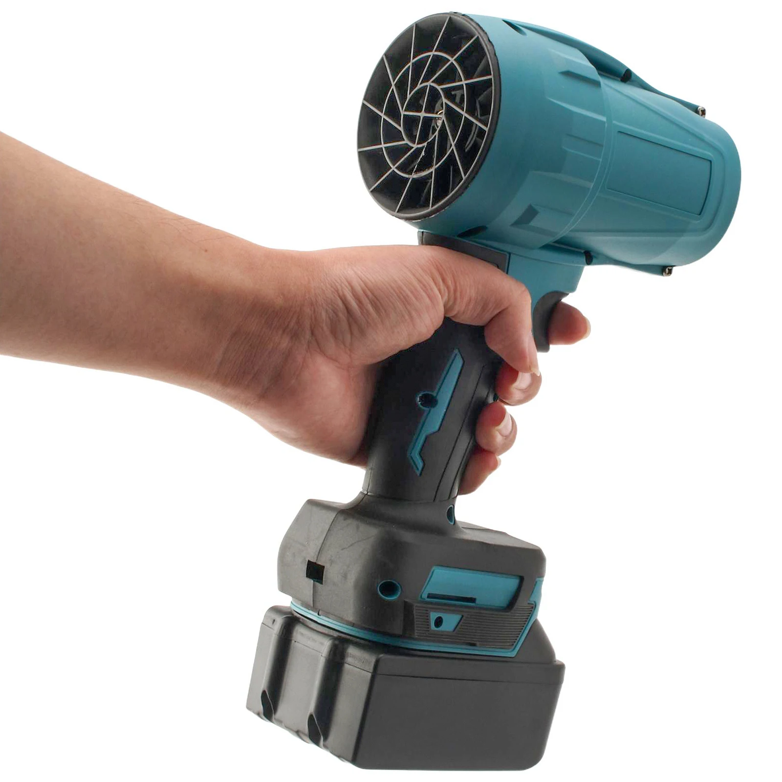 200M/S Kabelloser Hand-Turbogebläse-Ventilator, leistungsstarker elektrischer Staubbläser für Makita 18V Akku – Detail 12
