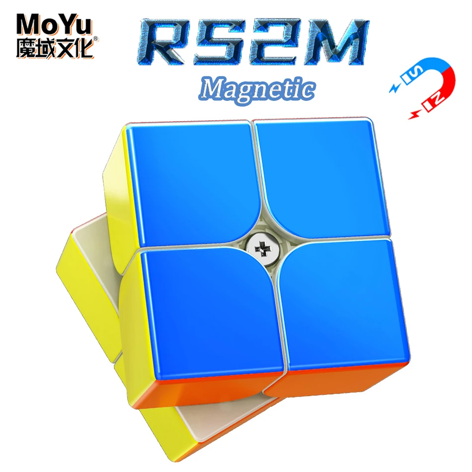 

MoYu RS2M RS3M 2x2 3x3 Магнитный магический куб 2x2x2 профессиональный скоростной пазл без наклеек 3x3x 3 скоростной куб детские игрушки