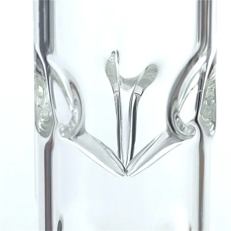 Coluna de destilação vigreux, coluna com braço lateral, vidro para laboratório, 200mm,24/40mm
