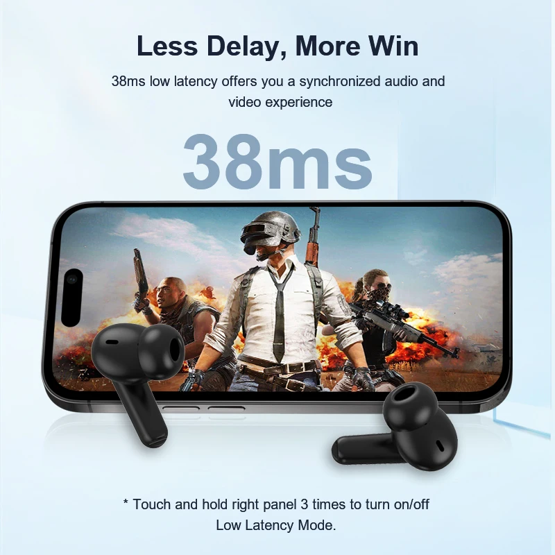 Bluetooth Noise Cancelling Headphones Beatfade T20 ANC Bluetooth 5.3 Active Noise Cancellation ENC HD Call Gaming Low Latency Transparency APP Long Battery Life
