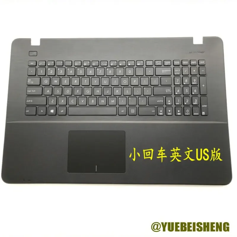 

YUEBEISHENG New For ASUS X751 A751 X751LD k750j K751L R752 R752L X751LK palmrest US keyboards upper cover Touchpad Black