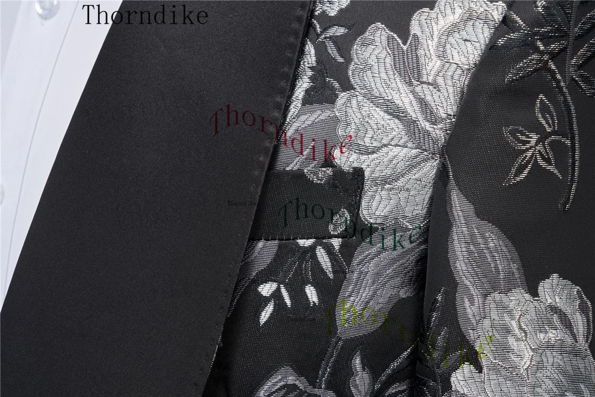 Thorndike Suit Coat Pants Vest 3 Pcs / Fashion Men's Casual Boutique Business Wedding Groom Dress Blazers Jacket Trousers