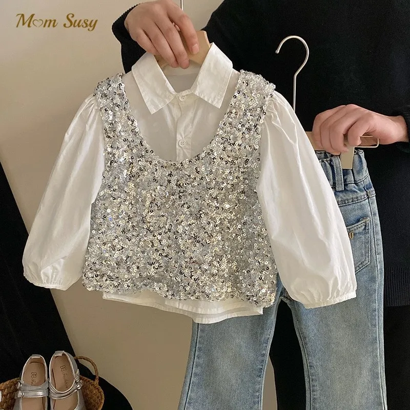 Sparkle Baby Vest Outfit 1