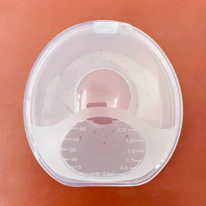 Silicone Mother's Milk Collector With Scale Wearable Anti Spill Breast Pads Nipple Pain Protector Maternity Breastfeeding 3