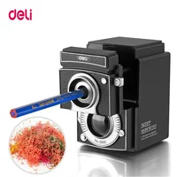 Deli Rotary Pencil Sharpener 6.5-12mm Adjustable Camera Sharpener Machine Stationery Pencil Cutter Knife Supplies 1