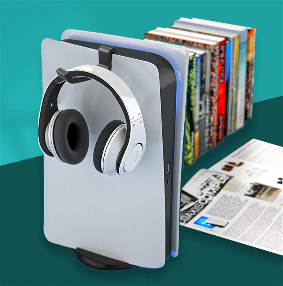 Gaming Headset Wall Mount - Sleek Headphone Hanger & Stand