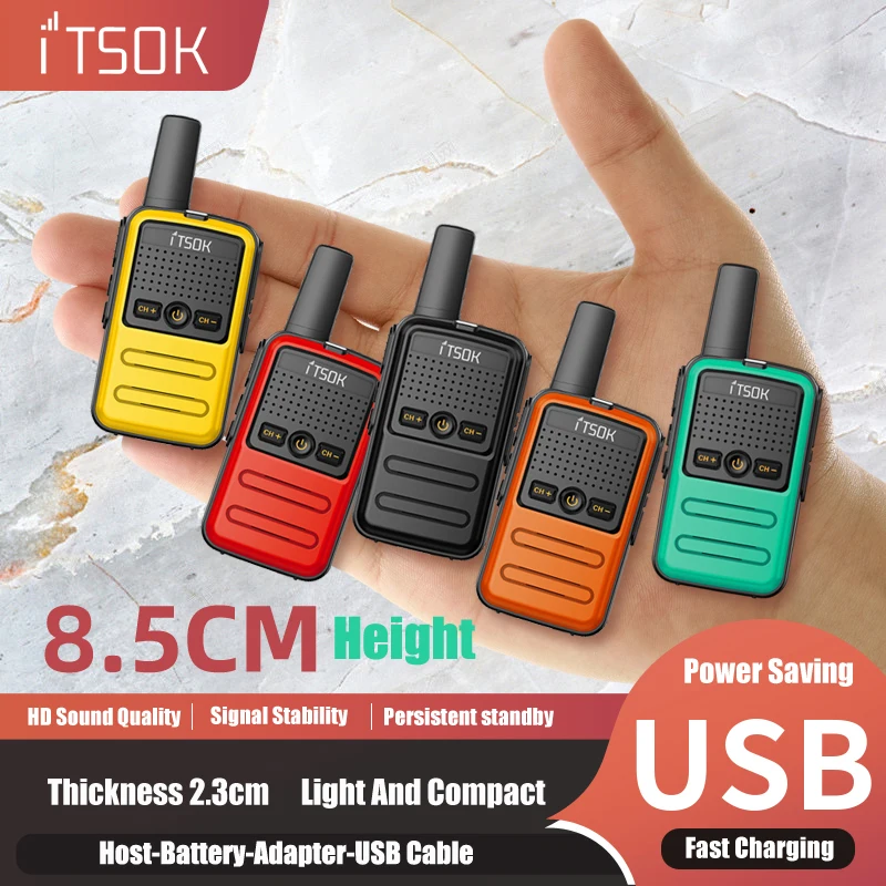 2pcs UHF Gifts Wireless Tour Guide System Colorful Fuselage Transceiver Two Way Radio Table Mini Toys Talki Walki Walkie Talkie 1 2pcs mini walkie talkie wln kd c1 5w child kids radio transceiver uhf talki walki kdc1 ham radio station clear signal
