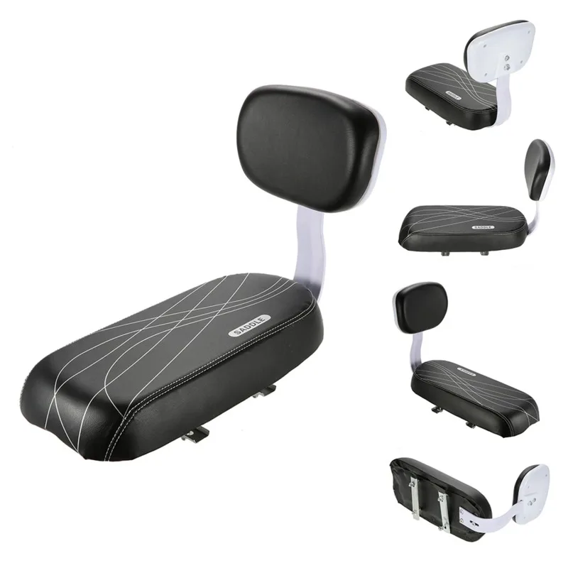 Description Picture 3 of itemCycle Accessories Parts Bicicleta Bicycle Rear Seat Saddle Bicycle Child Seat With Back Rest With Handle Armrest Footrest Pedals
