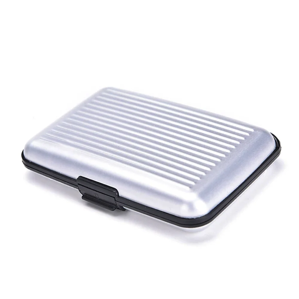 Sleek Waterproof Metal Card Holder Wallet