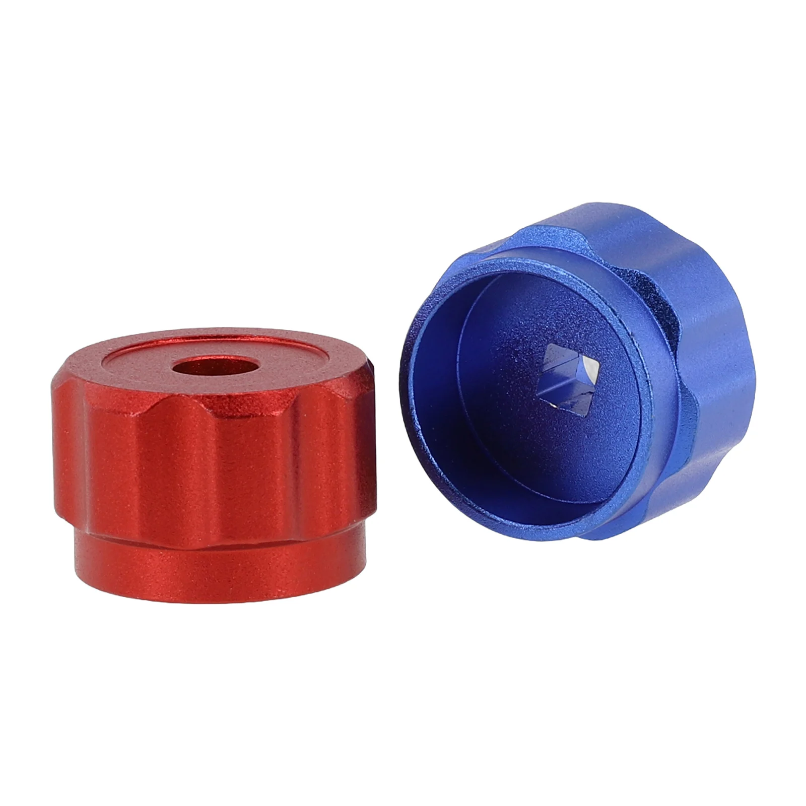 Round Wheel Handle Faucet Handles Manifold Gauges Knob Aluminum Alloy Red Blue Instrument Knob Tools Accessories faucet handles