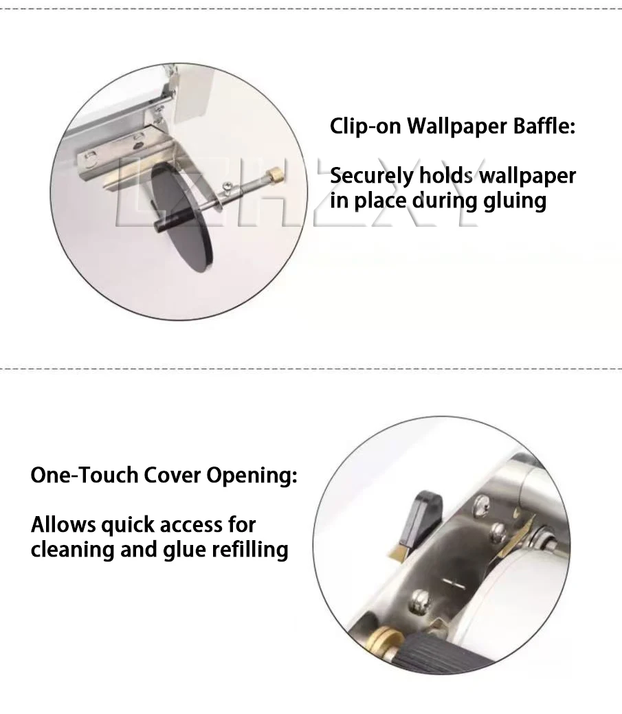53cm 70cm Hand Crank Wallpaper Gluing Machine Wallpaper Brush Glue Machine Wallp