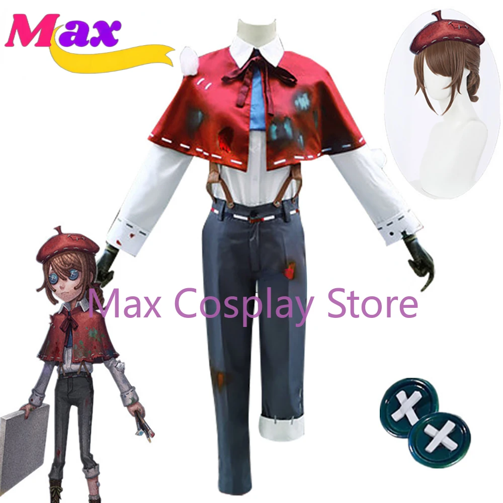 

Max Cos Anime Identity V Cosplay Costumes Painter Edgar Valden New Survival Game Suit Uniform Cosplay Costume Halloween