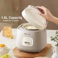 Ours cuiseur à riz capacité 1,6 l Mini cuiseur électrique Portable 220V appareils de cuisine ménagers doublure antiadhésive pour 1-3 personnes 5