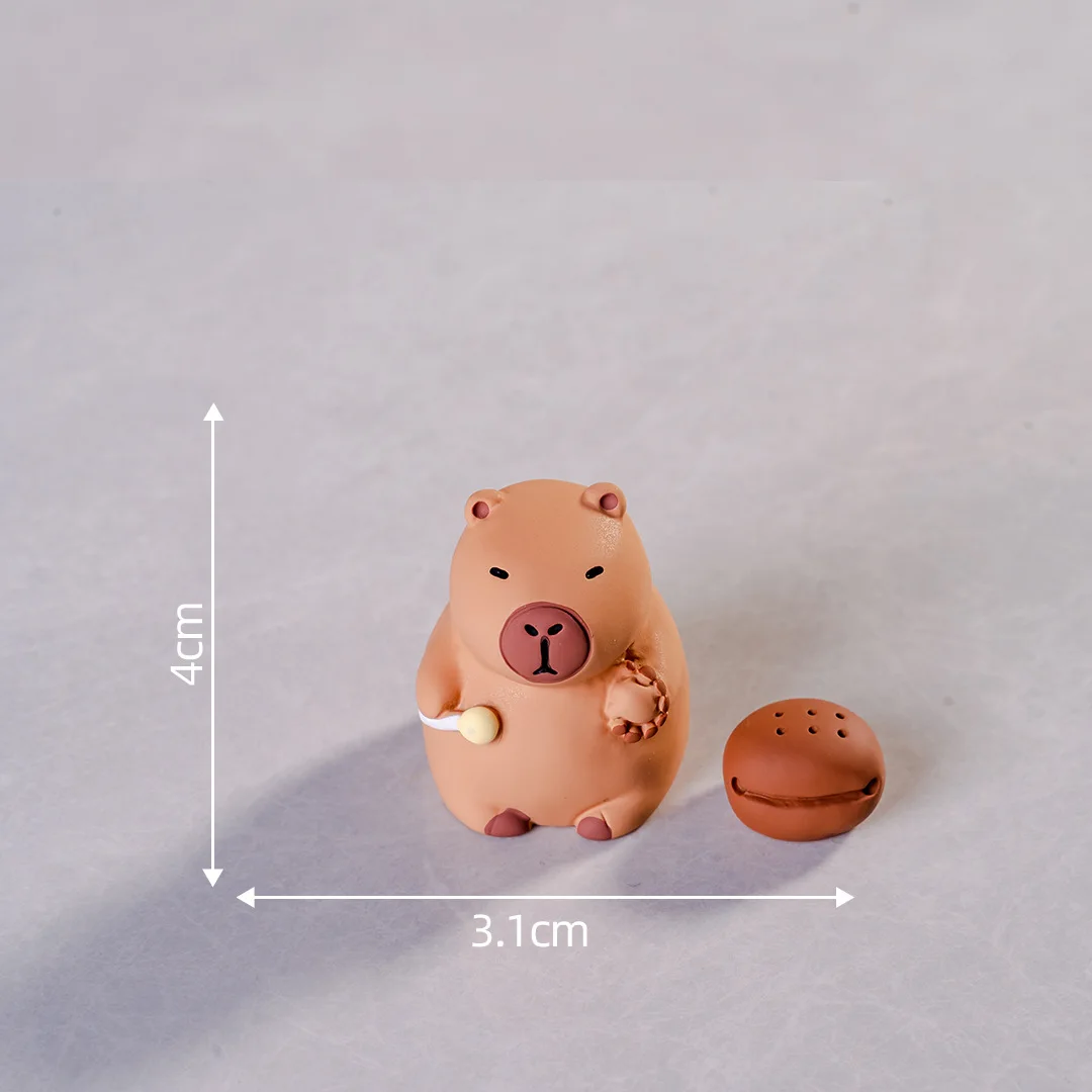 Capybara Geburtstagstorte Dekorationen Niedliche Tier Kuchen Topper Capybara Ornament Für Kinder Capybara Geburtstag Party Kuchen Dekorationen – Detail 21