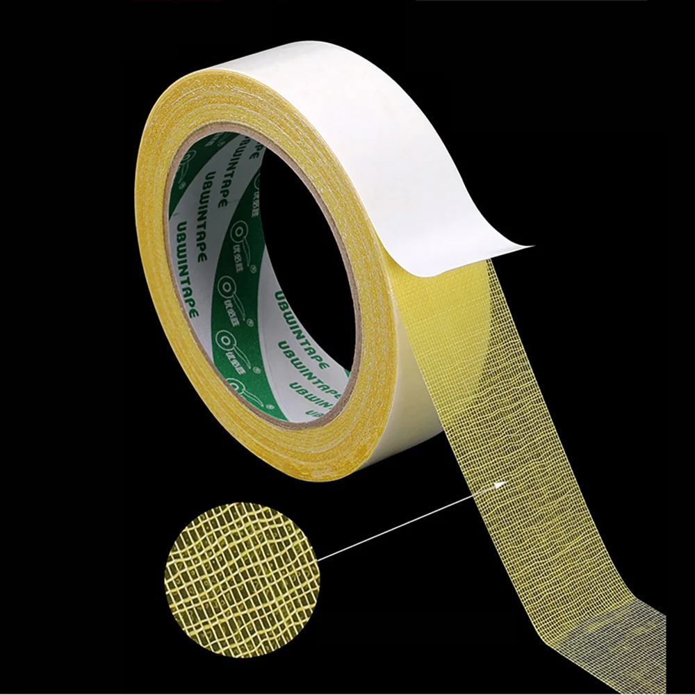 Fabric Mesh Double Sided Tape Heavy Duty Waterproof Strong Sticky