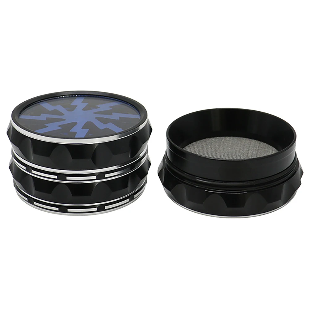 63mm Al Alloy Herb Grinder 4-parts Spice Mills Durable Crusher Kitchen Tools Smoking Accessories As Gifts for Smoker