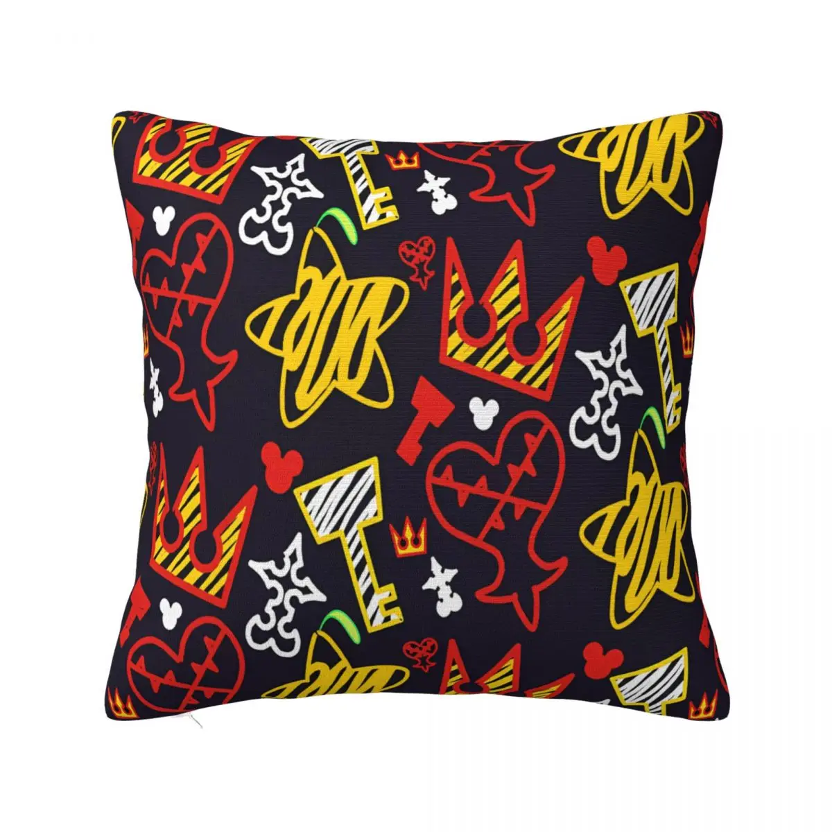 Kingdom Hearts Crayon Style Pattern - Bright A Federa