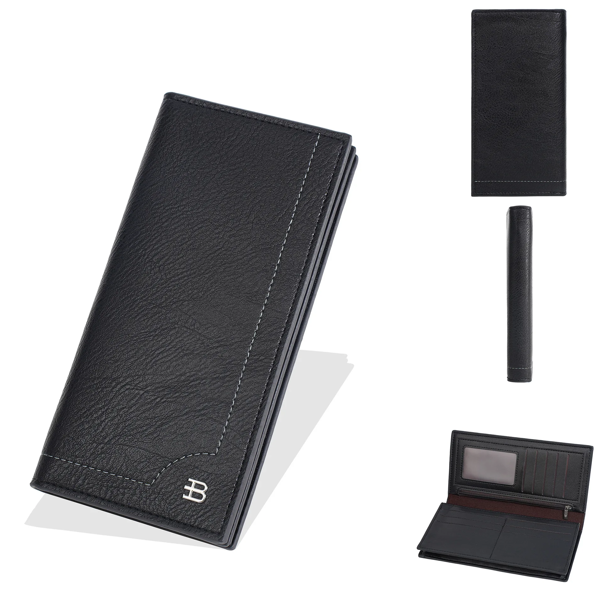 1Pcs Large-Capacity Men's Long Wallet with Zipper Coin Pocket, Multiple Card Slots, Multifunctional Business Wallet, Business Casual Travel Portable Gift