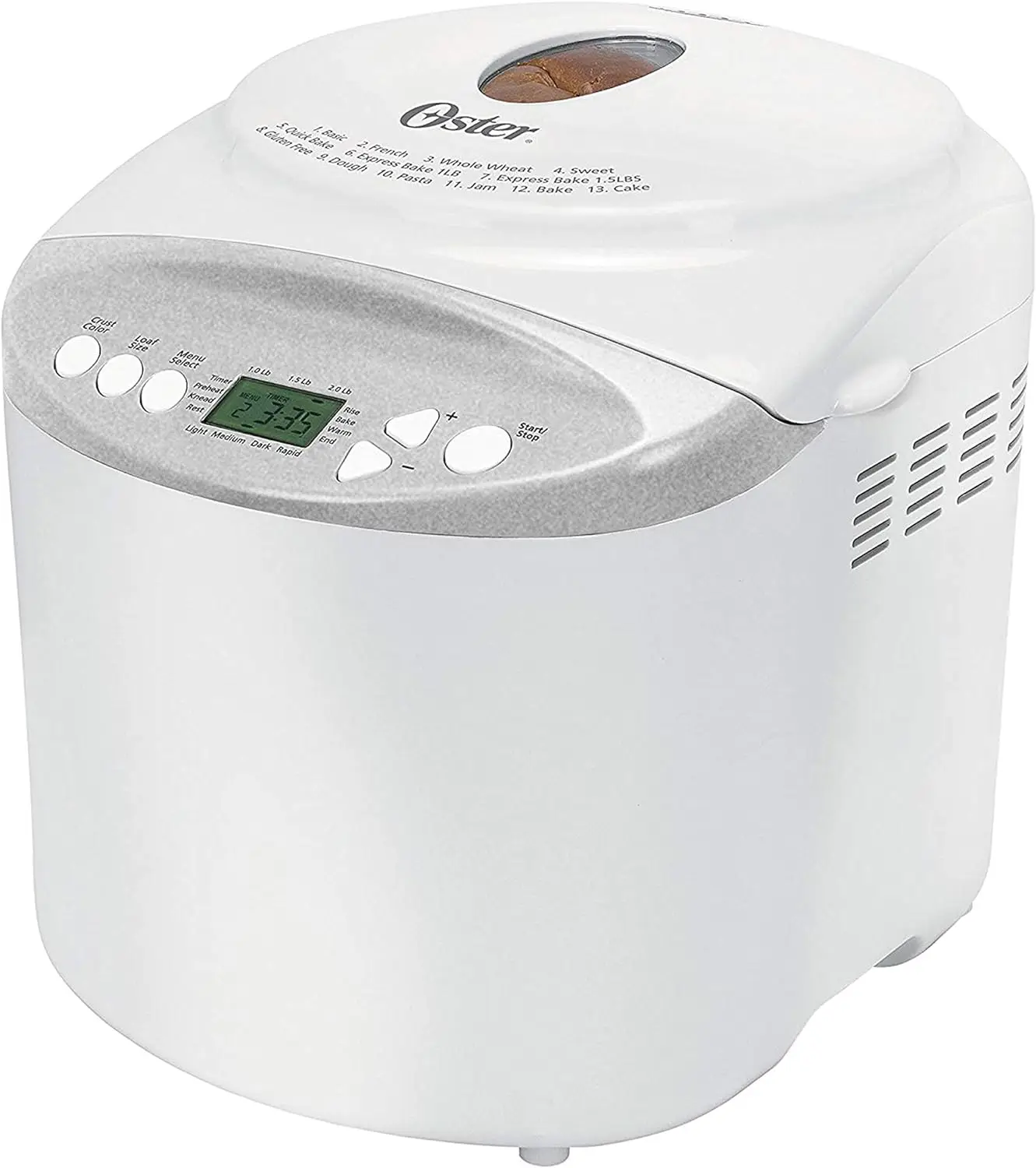 

Bread Maker with Gluten-Free Setting, 2 Pound, White (CKSTBR9050-NP)