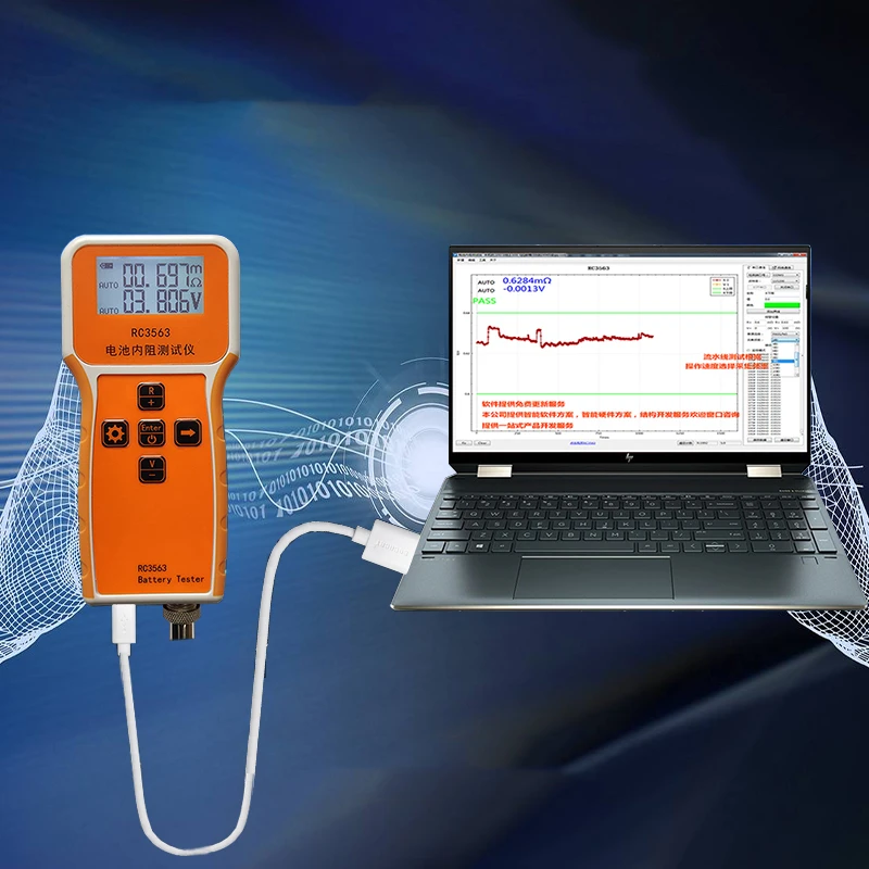 Digital Multimeter Multimeter Tester New RC3563 High-precision Internal Resistance Detector True Four-wire AC Lithium Lead Acid Lithium Car Battery Tester