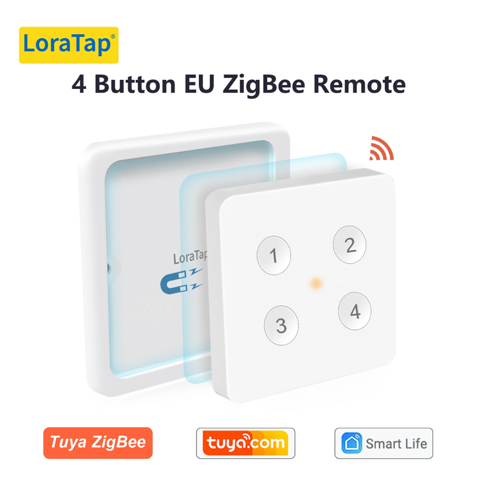 LoraTap ZigBee 3.0 Wireless 13 Types Push Button EU US thumbnail 7