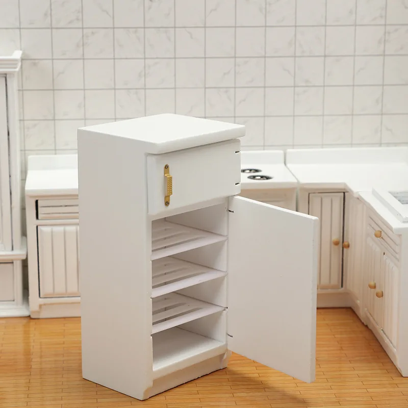 Réfrigérateur Miniature Pour Maison De Poupée à L'échelle 1