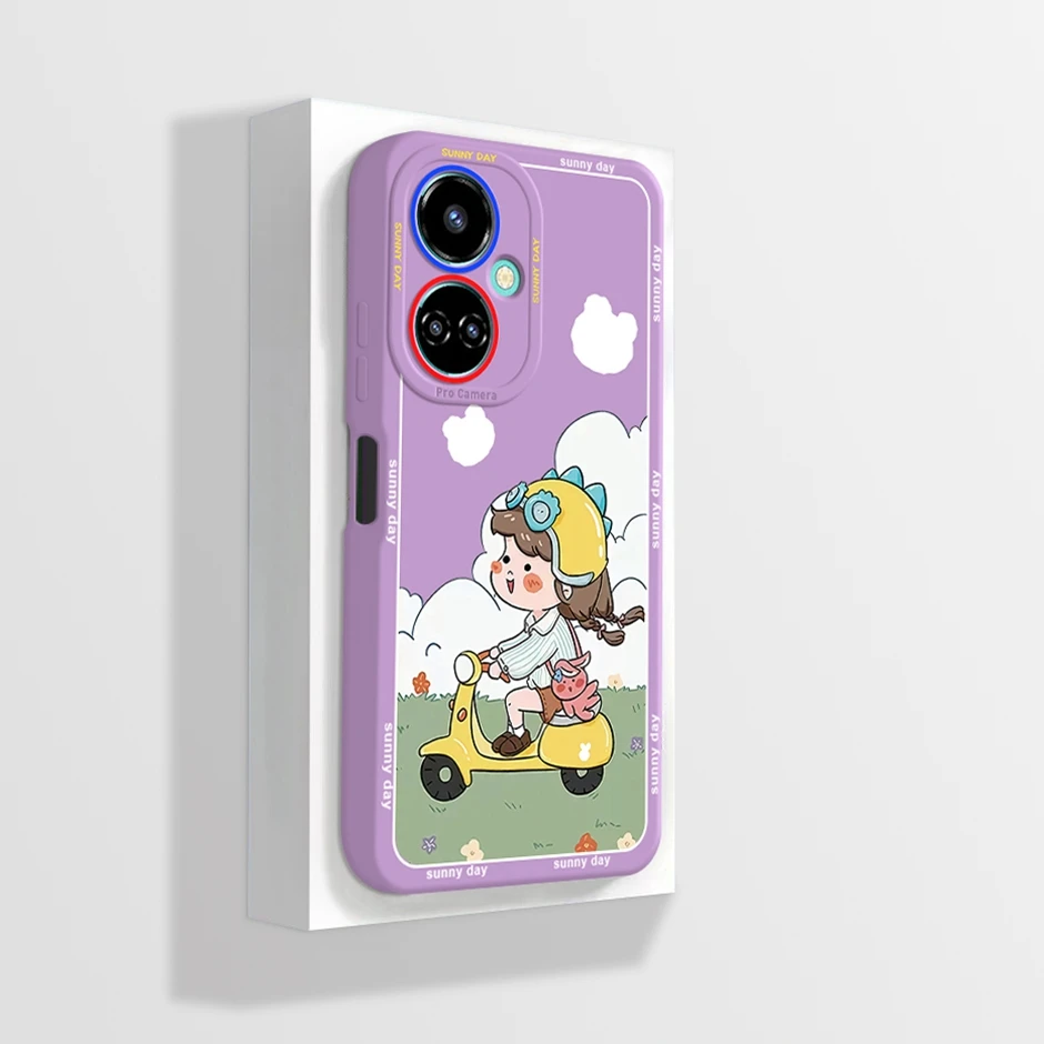 Tecno Camon 19 Soft Silicone Phone Case with Bumper Protection
