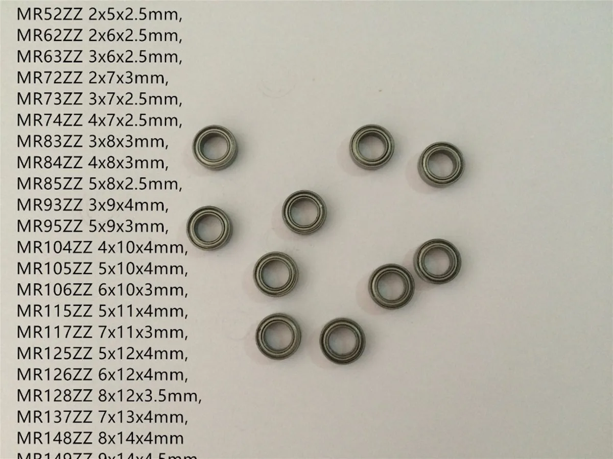 Ball Bearings MR Series Miniature Model 10pcs