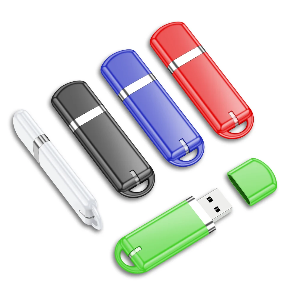 

Mini Pen Drive Colorful USB Flash Drive 64GB Blue Black Green Memory Stick Creative Gifts U Disk Red Pendrive 32GB Real Capacity