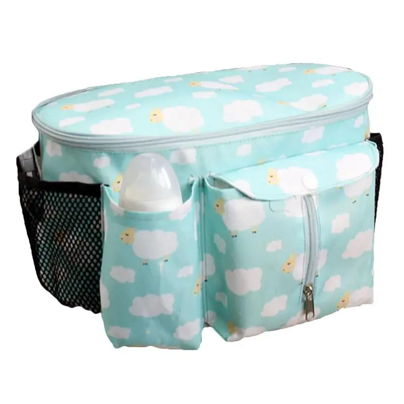 

Baby Diaper Caddy Organizer Portable Holder Bag For Car Nursery Essentials Storage Bins Nappy Bags With Lid