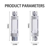 ZRDR aquarium Check Valve-Regulator Diffuser Reactor Single-Head or Dual-Head Aquarium CO2 Bubble Counter Air Pump Accessories 2
