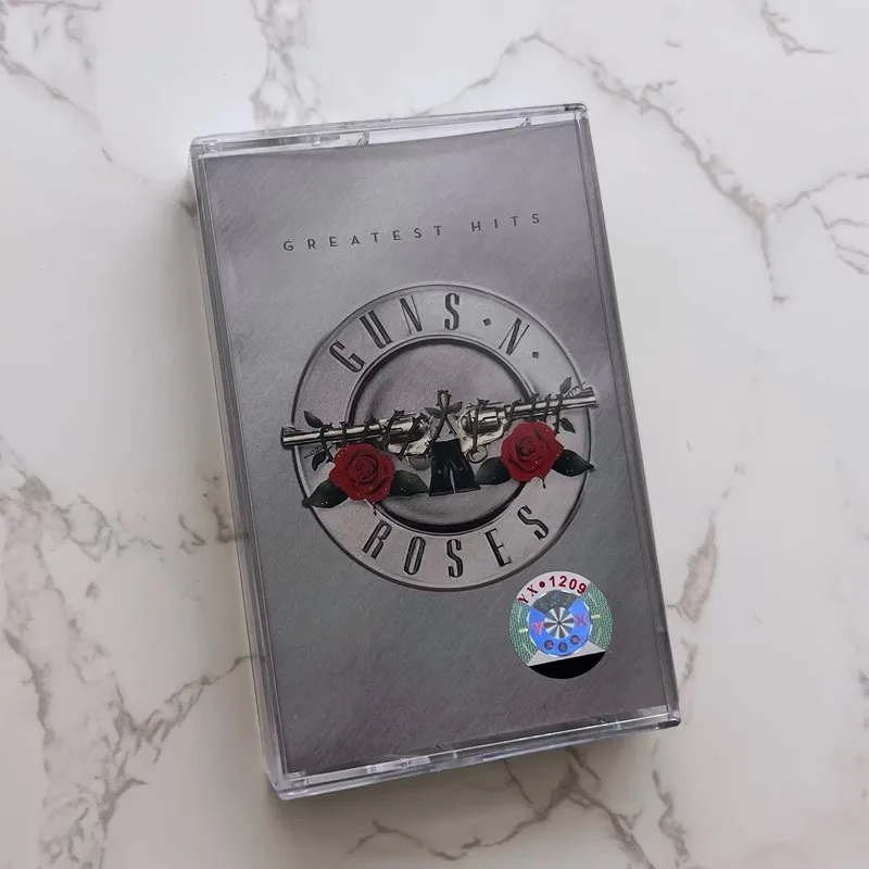 

Retro Guns N' Roses Music Magnetic Tape Greatest Hits Album Cassette Cosplay Walkman Car Recorder Soundtracks Box Party Music